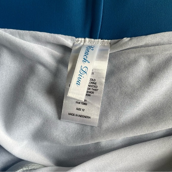 Beach diva Women's Blue Athletic Shorts - Picture 2 of 8